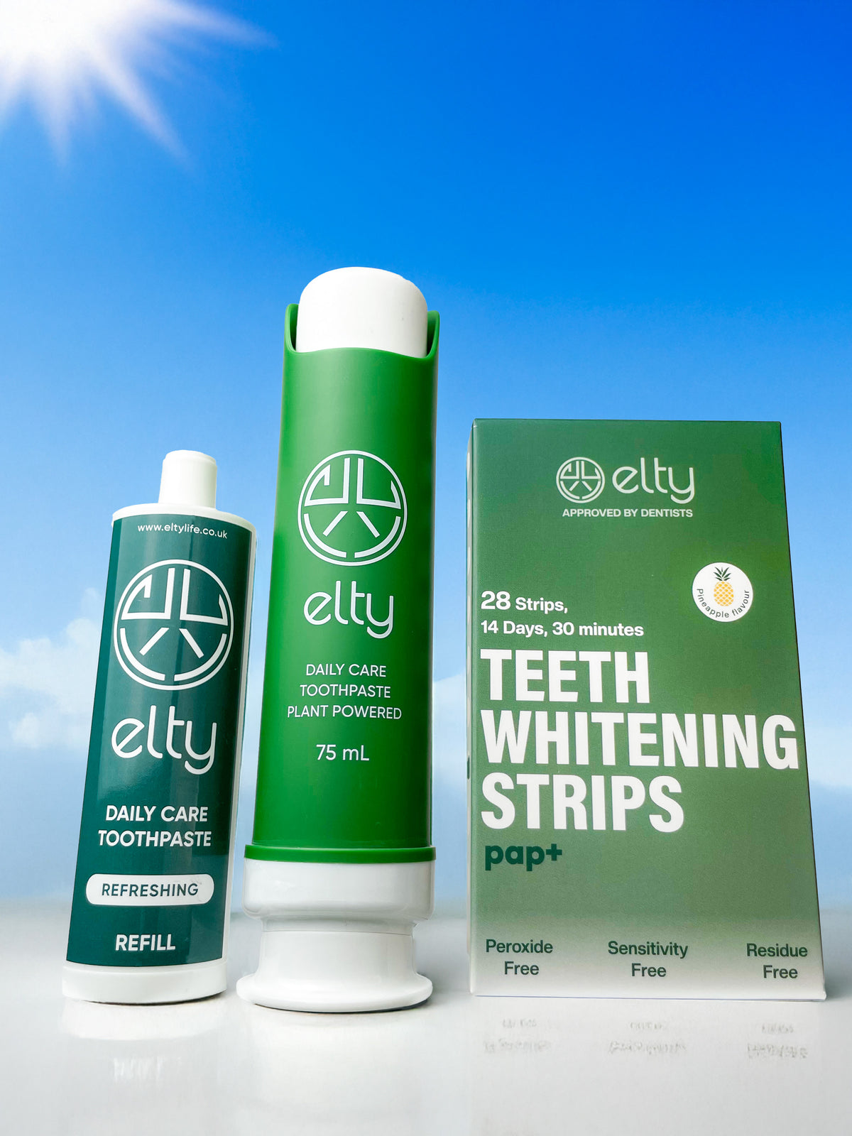 Комплект избелващи ленти за зъби Elty